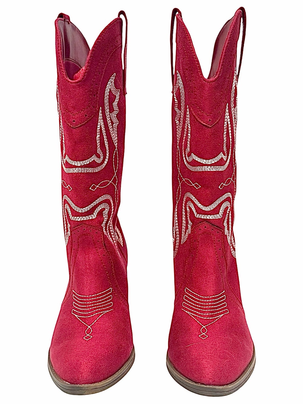 Sugar Tammy Western Cowboy Boots Red Women’s Size 9M Pointed Toe Pull On - Picture 7 of 8